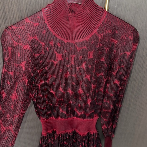 ALAÏA Ribbed Long-Sleeve Minidress NEW w Tags - Picture 12 of 17